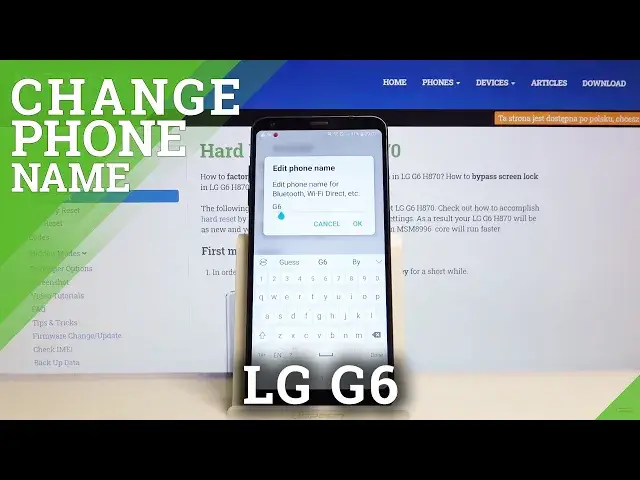 'Video thumbnail for How to Change Device Name in LG G6 - Personalize LG'