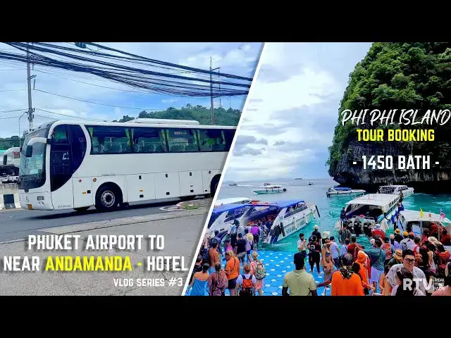 Video thumbnail for Phuket Airport To Near Andamanda - Hotel | Phi Phi Island Tour Booking (Thailand) Vlog Series! #3