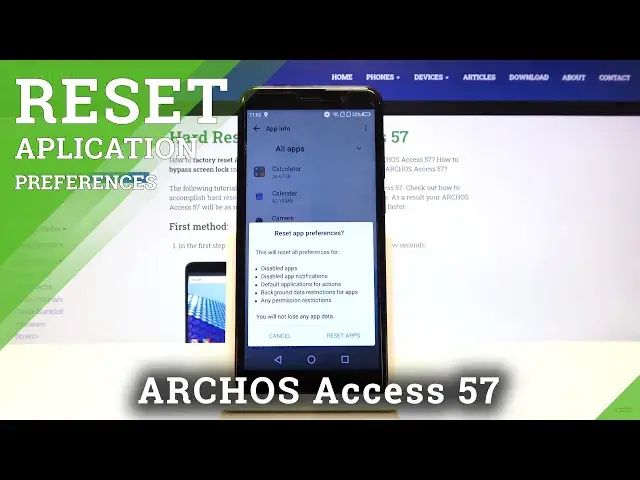 'Video thumbnail for How to Reset App Preferences in ARCHOS Access 57 – Restart App Settings'