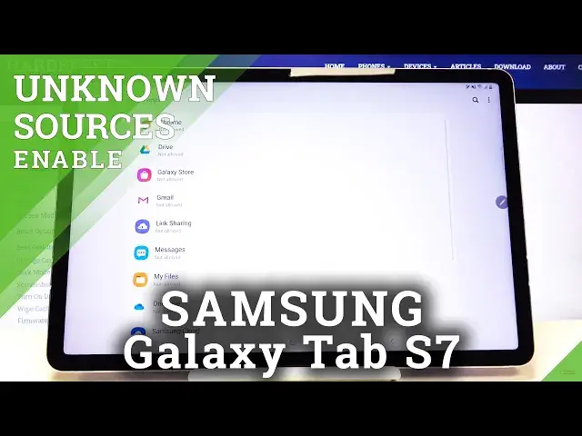 'Video thumbnail for How to Enable Unknown Sources in SAMSUNG Galaxy Tab S7 – Allow App Installation'