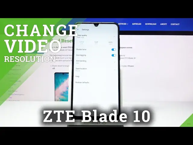 Video thumbnail for How to Change Video Resolution in ZTE Blade 10 – Manage Video Resolution