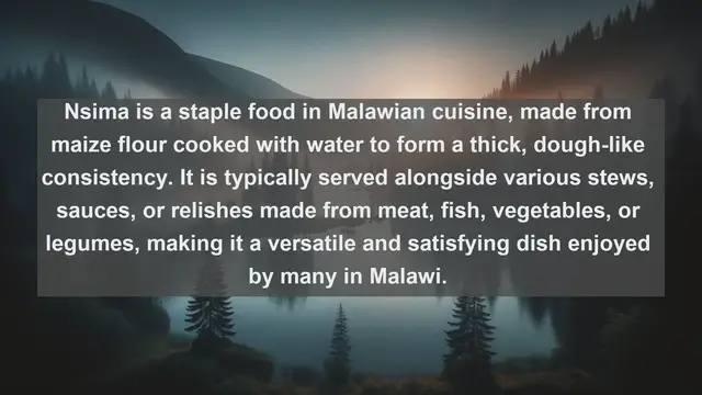 Video thumbnail for Savory Malawi: Top 10 Mouthwatering Foods to Try in Malawi