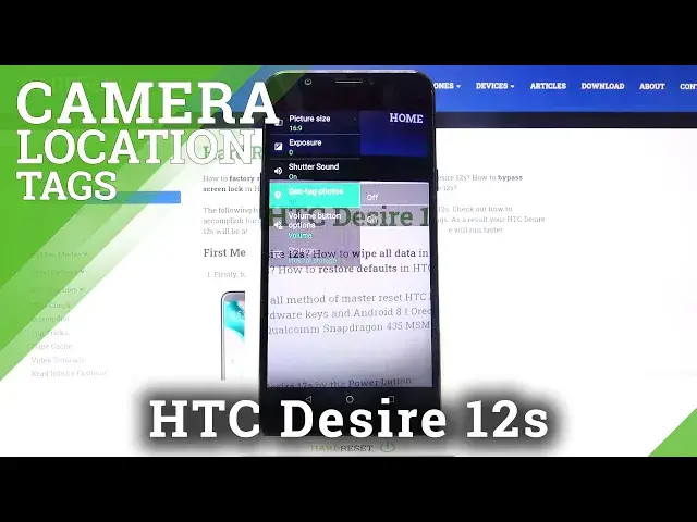 Video thumbnail for How to Disable Location Tags in HTC Desire 12s – Find Camera Location Settings
