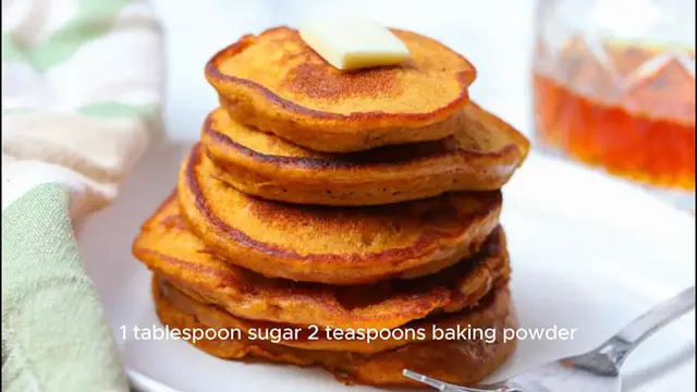 Video thumbnail for Pumpkin Pancakes Recipe
