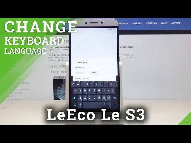Video thumbnail for How to Add Keyboard Language on LeEco Le S3 - Keyboard Settings