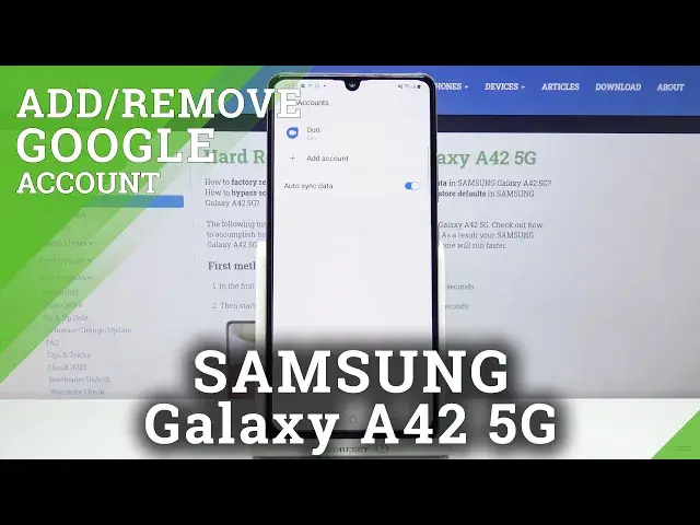 Video thumbnail for How to Log in to Google Account in Samsung Galaxy A42 - Remove Google Account