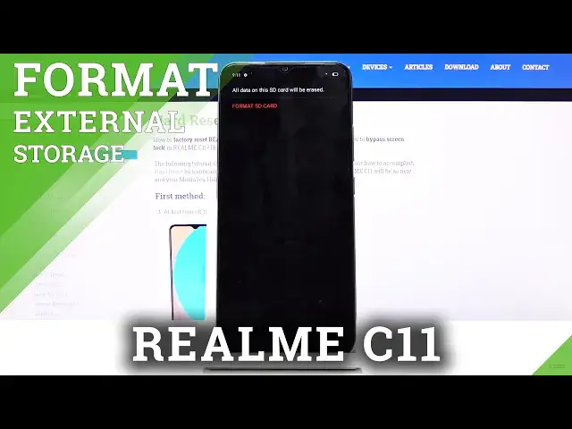 'Video thumbnail for How to Format SD Card in REALME C11 - Restore SD Memory'