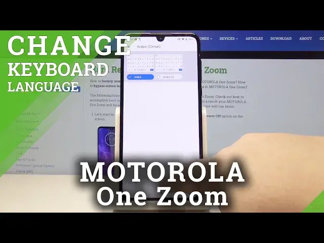 'Video thumbnail for How to Enter Keyboard Settings in Motorola One Zoom - Change Keyboard Language'