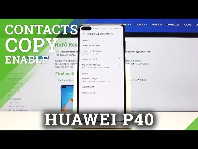 'Video thumbnail for How to Copy Contacts from SIM to HUAWEI P40 – Transfer Numbers'