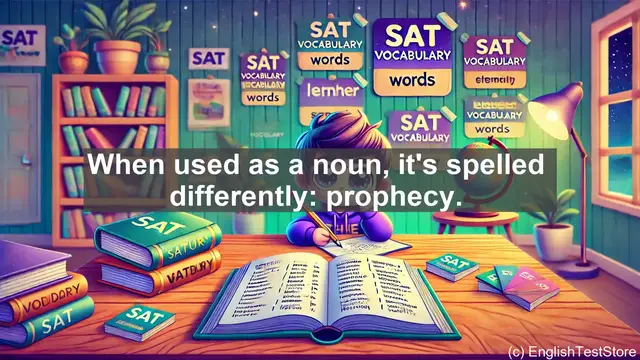 Video thumbnail for 5000 Must Know SAT Vocabulary - Prophesy: Boost Your SAT Vocabulary with This Powerful Word