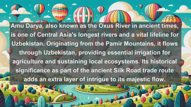Video thumbnail for Exploring Uzbekistan's Waterways: Top 10 Famous Rivers You Must See