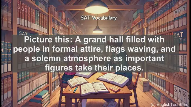 Video thumbnail for 5000 Must Know SAT Vocabulary - Understanding 'Ceremonial': A Key Word for SAT Success