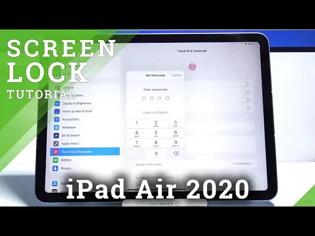 Video thumbnail for How to Set Up Screen Lock on iPad Air 2020 – Add Passcode & Pattern