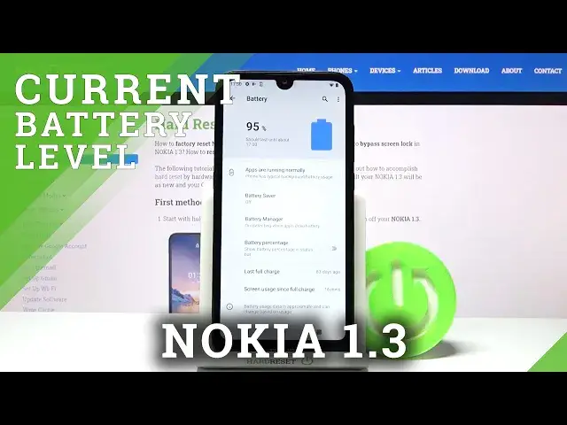 'Video thumbnail for How to Show Battery Percentage on NOKIA 1.3 – Battery Information'