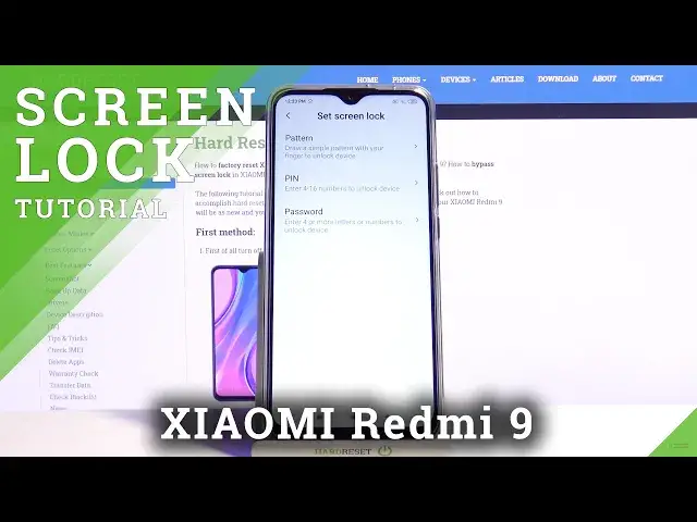 'Video thumbnail for Screen Lock Settings in XIAOMI Redmi 9 - Set Up Lock Method'