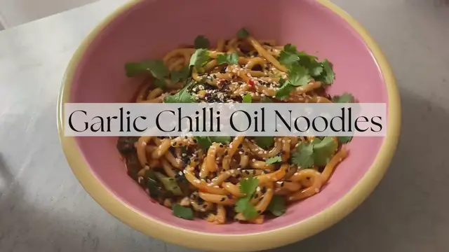 Video thumbnail for Garlic Oil Noodles