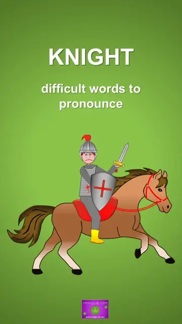 'Video thumbnail for Knight: Difficult words to pronounce'