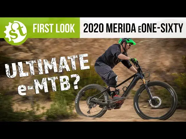 Video thumbnail for 2020 Merida eOne-Sixty e-MTB slimmer with carbon & all new Shimano battery tech