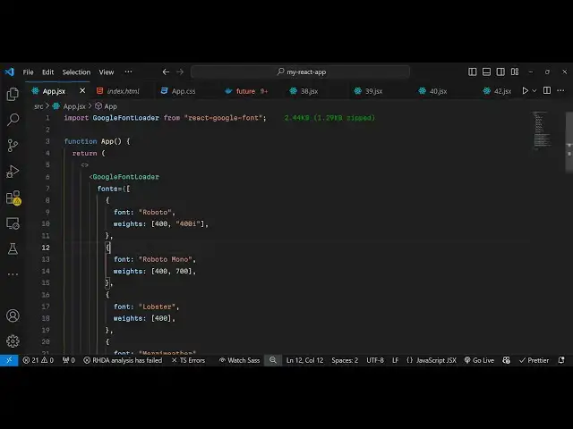 Video thumbnail for Build a React.js Google Fonts API to Include Dynamic Google Fonts in Browser Using react-google-font