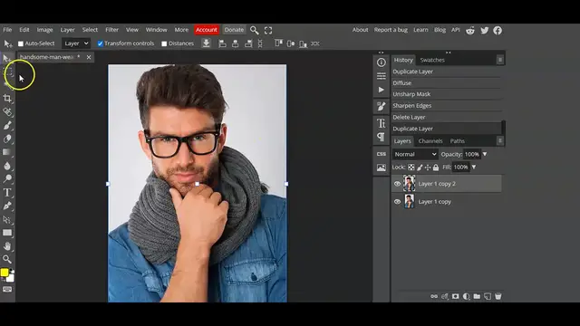Video thumbnail for How to Make Dual lightning effect in photopea l easycanva l photopea tutorial