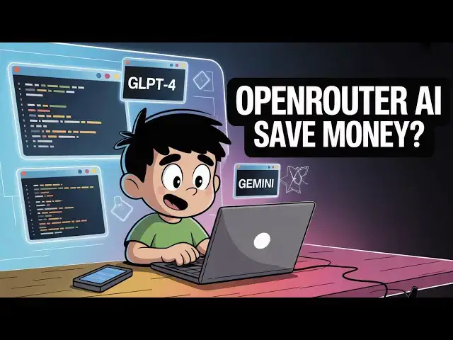 Video thumbnail for 🚀 INSANE AI Gateway! OpenRouter.ai = Claude + GPT 4 + Gemini + Free APIs in One Place!