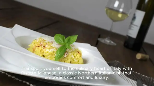 Video thumbnail for Risotto Milanese Recipe