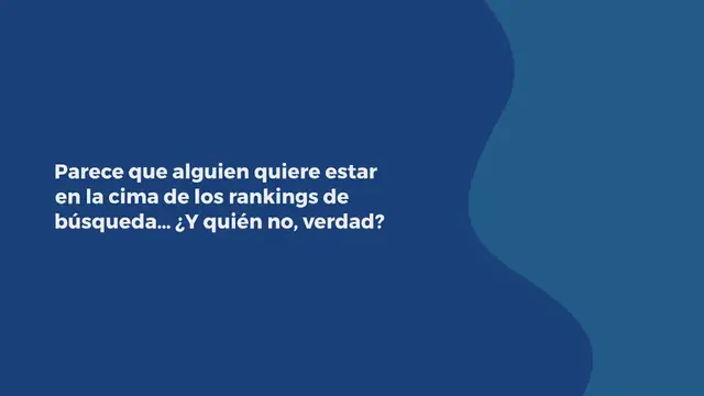Video thumbnail for Las 6 claves para aparecer en las primeras posiciones de Google