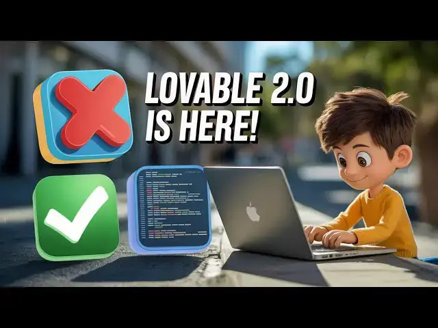 'Video thumbnail for Lovable 2.0 INSANE Coding AI Agent to Code & Deploy Web Apps | Claude, Cursor & Gemini Alternative'