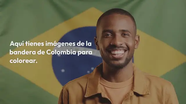 Video thumbnail for Bandera de Colombia para colorear