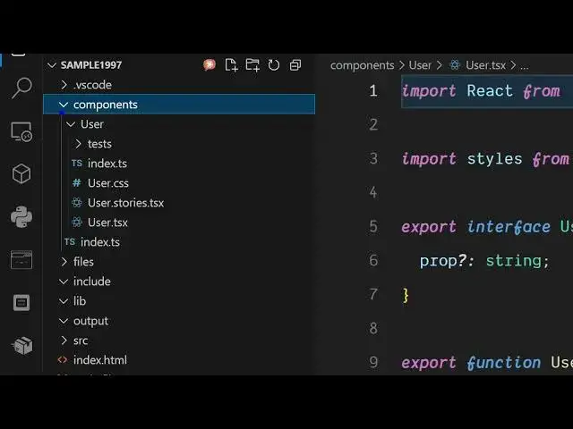 Video thumbnail for ⚛️ Create React Component Files in 1 Click – VSCode Power Hack!