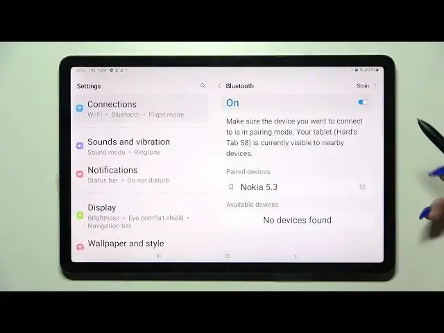 'Video thumbnail for Samsung Galaxy Tab S8 - How To Connect Bluetooth Device'