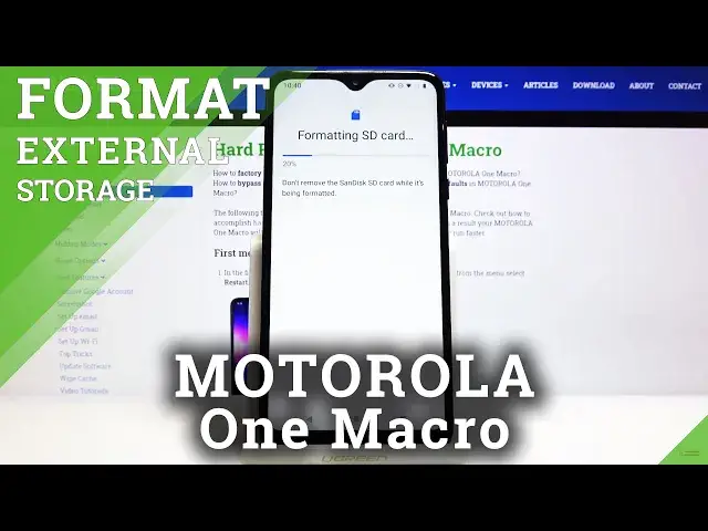 Video thumbnail for How to Format SD Card in MOTOROLA One Macro – Remove All Data From SD Card