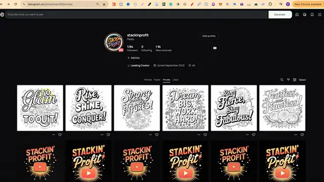 Video thumbnail for Create Ideogram AI Motivational Coloring Pages with Me