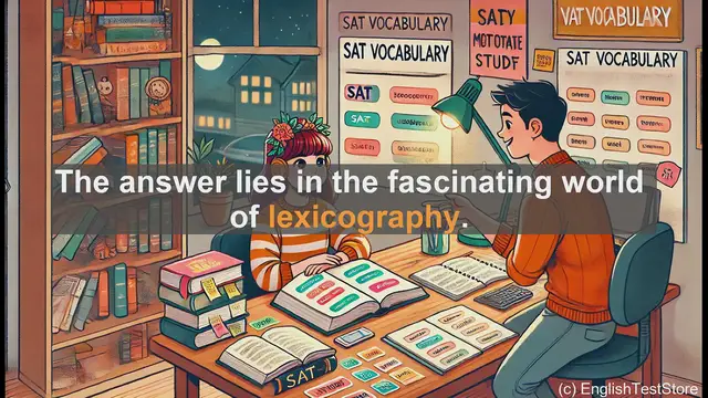 Video thumbnail for 5000 Must Know SAT Vocabulary - Lexicography: The Art of Dictionary Making