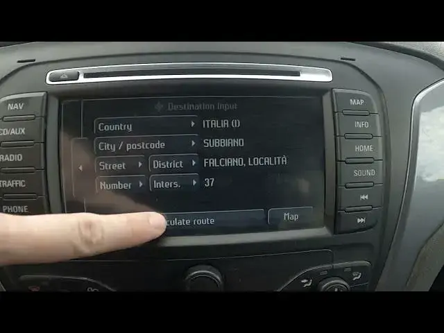 Video thumbnail for How to Set Destination in Map in Ford Mondeo IV ( 2007 - 2014 ) - Start Route in Navigation