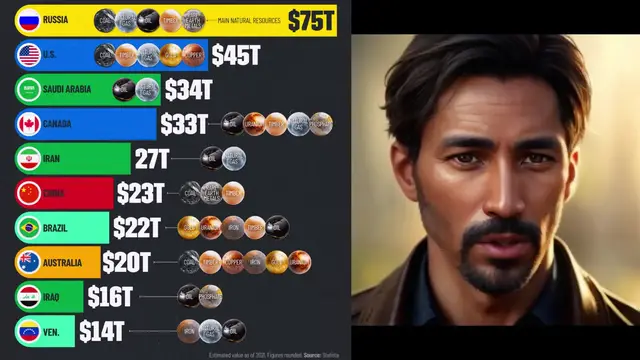 Video thumbnail for Top 10 Countries By Value Of All Their Natural Resources (2025)