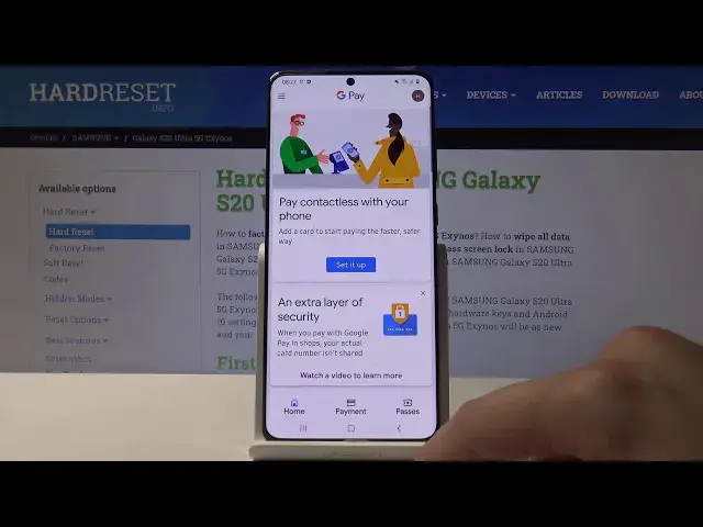 'Video thumbnail for How to Configure Google Pay on SAMSUNG Galaxy S20 Ultra – Use Mobile Payments'
