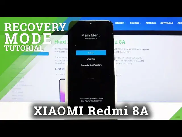 'Video thumbnail for How to Boot Into Recovery Mode in Xiaomi Redmi 8A - Discover Recovery Menu Functions'