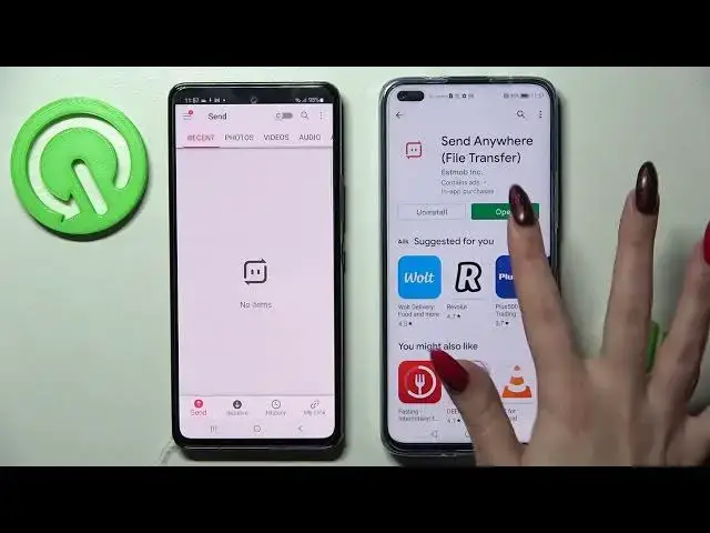 Video thumbnail for How to Transfer files from Samsung Galaxy A53 5G to anн Android Device | Send anywhere