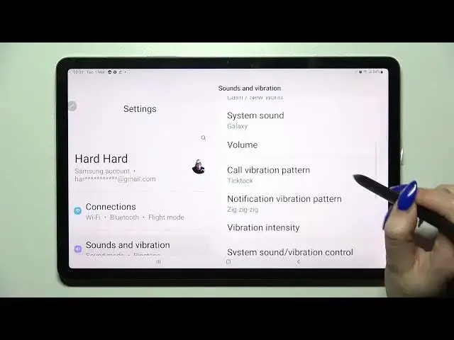 'Video thumbnail for Samsung Galaxy Tab S8 - How To Enter Vibration Settings'