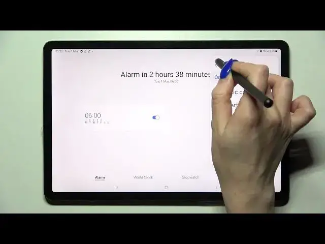 'Video thumbnail for Samsung Galaxy Tab S8 - How To Setup Alarm Clock'