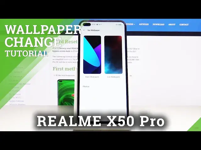 Video thumbnail for How to Use Photo as Wallpaper in Realme X50 Pro- Change Wallpaper
