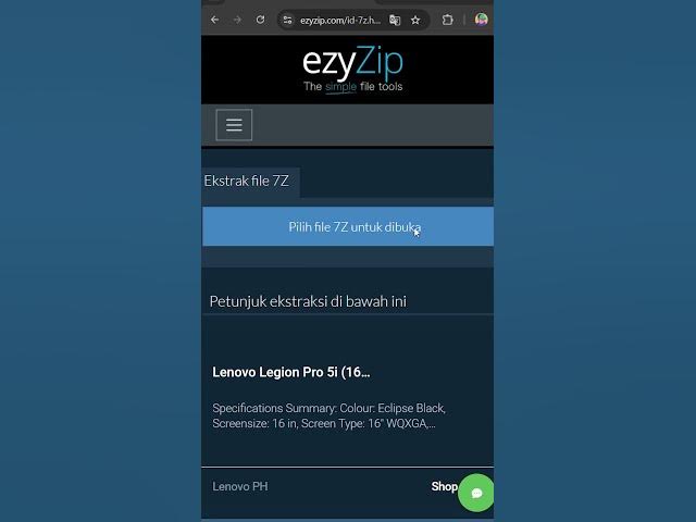 Video thumbnail for 📂 Ekstrak File 7Z di Peramban Anda │ Tidak Perlu Instalasi Perangkat Lunak