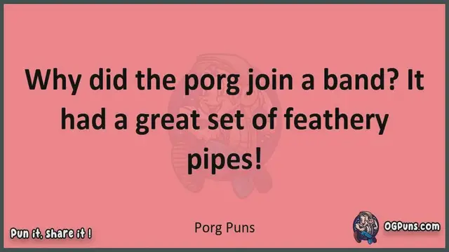 Video thumbnail for Porg - Jokes, Puns, Wordplays, and Laughter