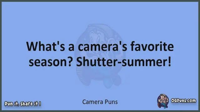 Video thumbnail for Camera - Jokes, Puns, Wordplays, and Laughter