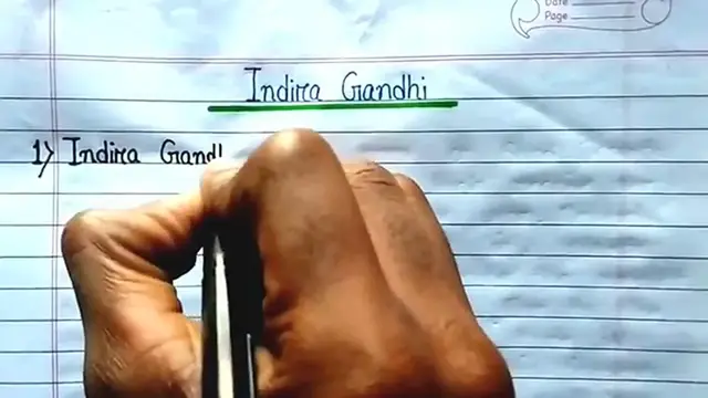 Video thumbnail for 10 Lines on Indira Gandhi in English ⬆︎