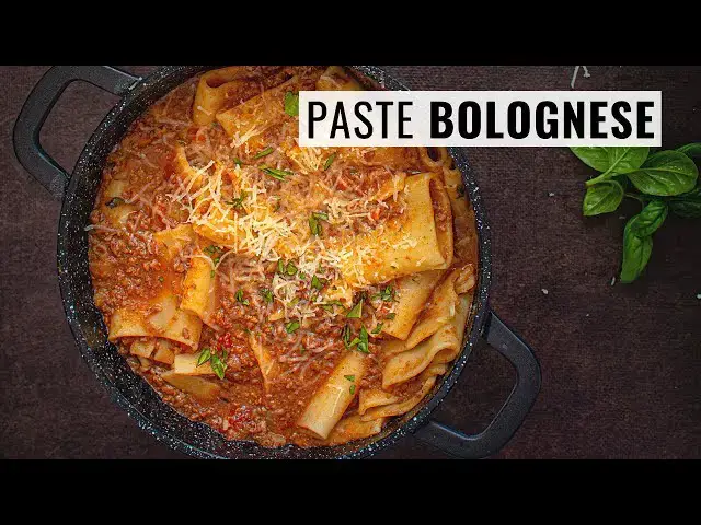 Video thumbnail for 🍝 Cele mai bune paste bolognese. 2 secrete care fac diferența 😉