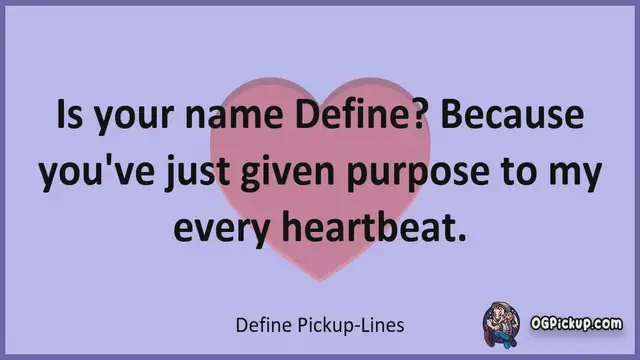 Video thumbnail for Define - Pickup-Lines & Rizz for Him & for Her