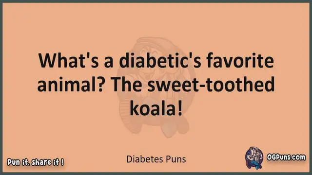 Video thumbnail for Diabetes - Jokes, Puns, Wordplays, and Laughter