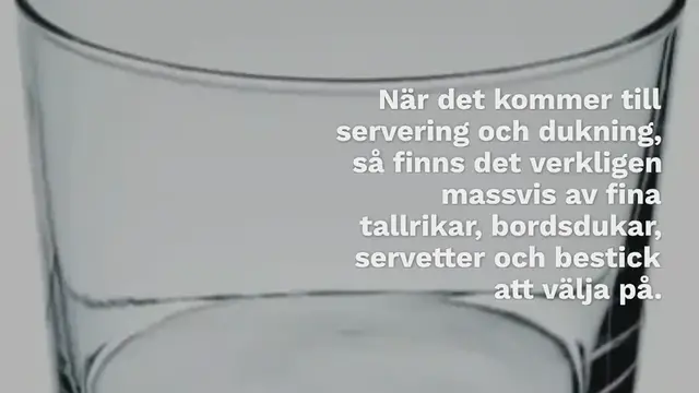 Video thumbnail for 21 Fina glas för varje tillfälle – Våra bästa dricksglas